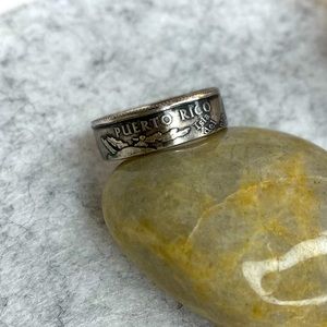 Puerto Rico Quarter Made into a Ring